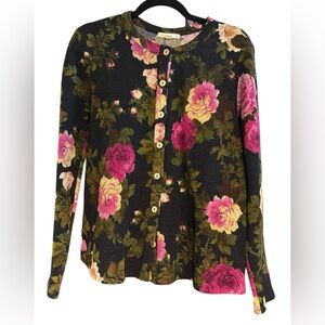 Le Lis Multicolor Floral Cardigan